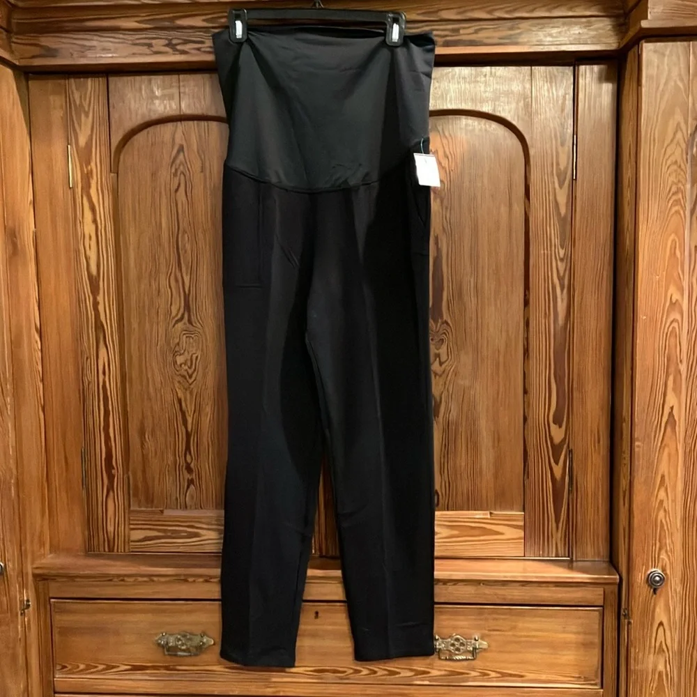 Lou & Grey maternity black pants L - Picture 1 of 6